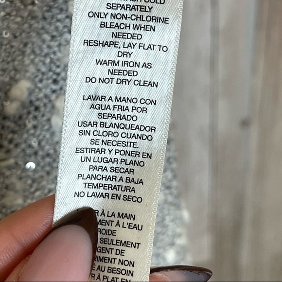 Chico’s Textured Sequin Women’s Wrap - Picture 11 of 12